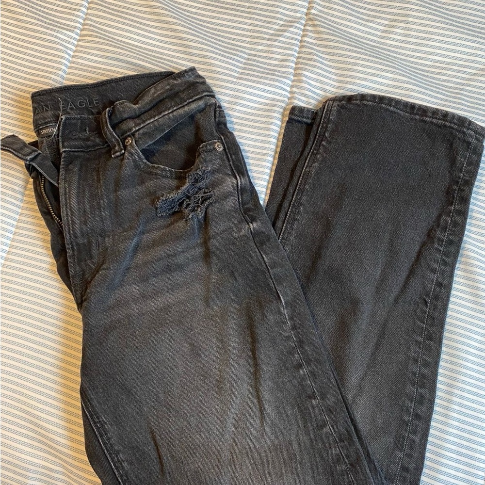Authentic American Heritage Black Distressed Jeans